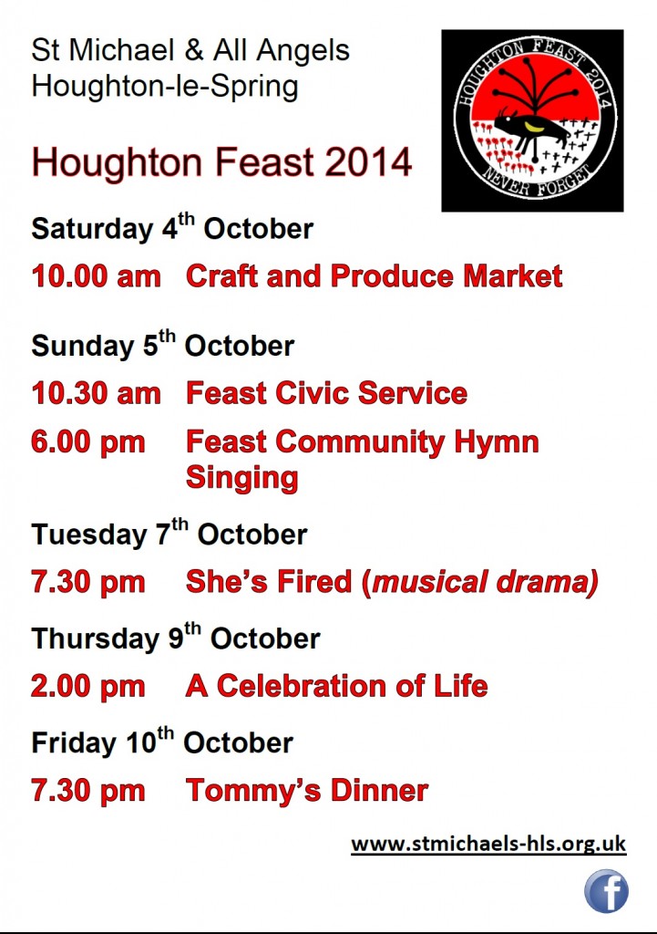 Houghton Feast 2014 poster