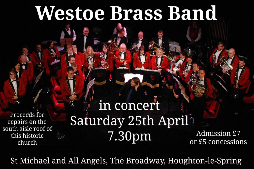 Westoe Brass Band poster 2015