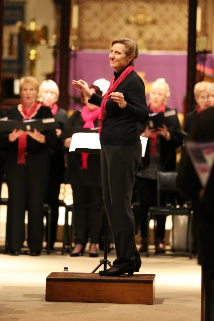 Our conductor, Frances Wilson